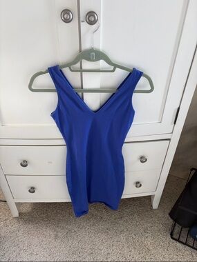 wild fable Blue V-Neck Tank Dress